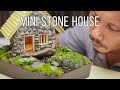 DIY Mini Stone House With Real Flowing River