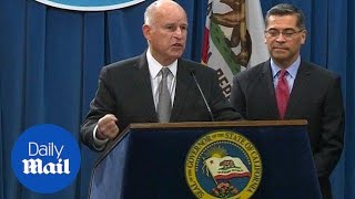 California Governor Jerry Brown fires back at Jeff Sessions - Daily Mail