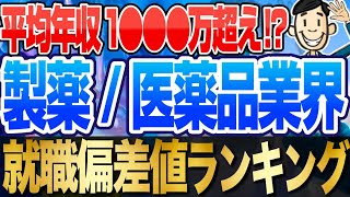 【就職】製薬/医薬品業界の就職偏差値ランキング\u0026年収調査！ | 武田薬品工業,アステラス製薬,第一三共,大塚製薬,エーザイ,塩野義製薬,中外製薬,小野薬品,アルフレッサ【就活:転職】