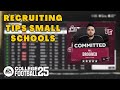 Recruiting Tips For Small Schools in College Football 25