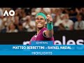 Matteo Berrettini v Rafael Nadal Highlights (SF) | Australian Open 2022