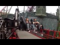 absoultely crazy 4th dimension roller coaster pov insane dinoconda ride in china