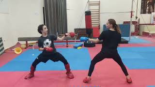 Karate Training (speed , power ,skills) | kumite techniques | couch gaber yahia  🇺🇦 🇪🇬