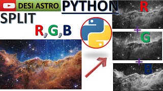 Python Tutorial: Splitting RGB Image into Red, Green, and Blue Channels | PYTHON IMAGE PROCESSING|