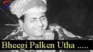 Bheegi Palken Utha Meri Jaan - Lata Mangeshkar, Mohammed Rafi - DO GUNDE - Raaj Kumar, Ajit, Kumkum