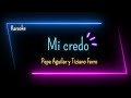 Karaoke - Mi credo - Pepe Aguilar y Tiziano Ferro