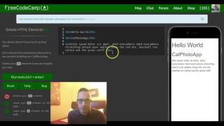 Delete HTML Elements, freeCodeCamp review html & css