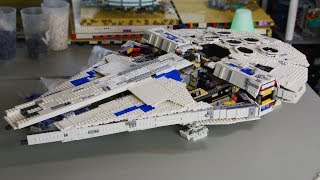 🔴UCS Kessel Run Millennium Falcon LIVE BUILD! #starwars #lego