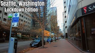 Seattle Lockdown Walk - South Lake to Downtown 4k