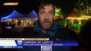 The 2024 Garden of Lights holiday light display is up and running at Turtle Bay Exploration Park in