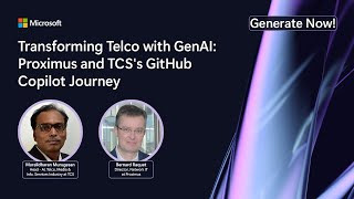 Transforming Telco with GenAI: Proximus and TCS's GitHub Copilot Journey