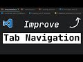 VS Code: Editor Tab Index
