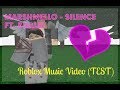 Marshmello - Silence Ft. Khalid II Roblox Music Video (TEST)