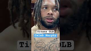 #Titans OLB Caleb Murphy is just happy to be here! #shorts #nfl #titanup #titansfootball