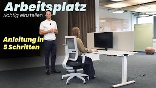 So richtest du deinen Arbeitsplatz ergonomisch perfekt ein