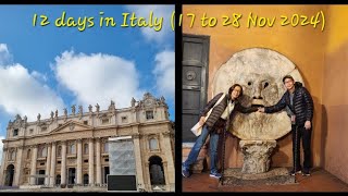 Trip to Italy - Florence, Venice, Pisa and Rome (November 2024)