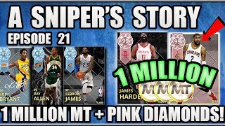 Making Over 1 Million MT with Diamonds and Looking for Pink Diamonds in NBA 2K18 MyTeam