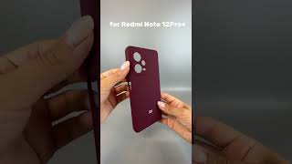 Чехол бампер Silicone Case для Xiaomi Redmi Note 12 Pro Plus 5G (марсала) - Мобильные Штучки.