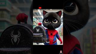 Kucing item spiderman dituduh wonder woman #shorts #kucing #kucinglucu #cartoon