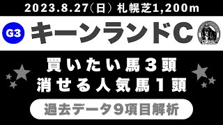 【キーンランドカップ2023】過去データ9項目解析!!買いたい馬3頭と消せる人気馬1頭について(競馬予想)