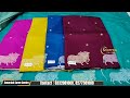 madina amaralal saree centre లో సంక్రాంతి కొత్త స్టాక్ వచ్చేసింది single set courier avl