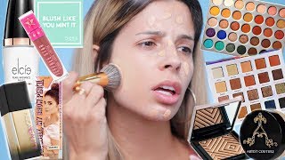 FULL FACE USING ONLY BEAUTY GURU'S COLLABS & BRANDS!