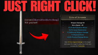 This Simple Mechanic Got Me An Echo Of Screams... | longsword fighter