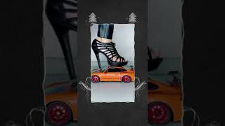 high heels vs rc car car experiment #shorts
