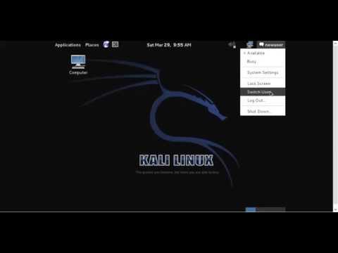 Add/Modify Users in Kali Linux (Debian) Add/Modify Users in Kali Linux (Debian)