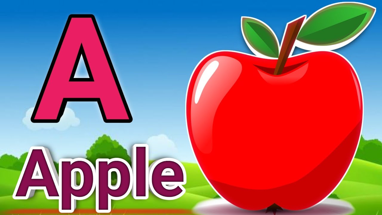 A For Apple B For Apple,abcd Alphabets Writing, Phonic Song, Nursery ...