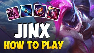 HOW TO PLAY JINX ADC FOR BEGINNERS | JINX Guide Season 11 | League of Legends