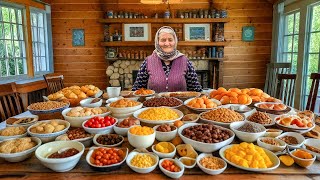 Creating A Big Spread for A Traditional Azerbaijani Breakfast in the Village!