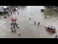 roads flooded in mumbai after heavy monsoon downpour afp