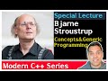Concept-Based Generic Programming by Bjarne Stroustrup | Modern Cpp Series Ep. 235