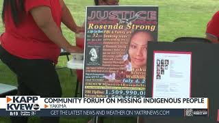 Yakima community forum shines a light on barriers to solving MMIWP epidemic