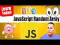 JavaScript random Array items How to random sort an array in place with JavaScript Code