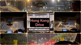 🇭🇰Long Drive in Hong Kong (Tung Chung to TST & back to Tung Chung)🚘