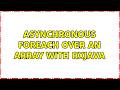 Asynchronous forEach over an array with RxJava (2 Solutions!!)