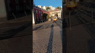 Tram in Lisbon,  Portugal
