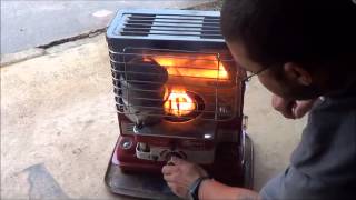 How to Operate a Yuasa Kerosene J-10 Heater