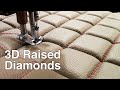 3D Raised Diamonds - Upholstery Tips