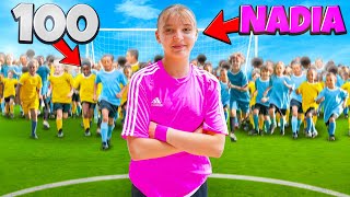 100 WIDZÓW vs NADIA! 😯