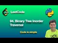 LeetCode 94  Binary Tree Inorder Traversal | python