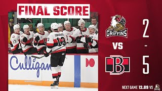 HIGHLIGHTS: Belleville Sens - 5 vs Grand Rapids Griffins - 2