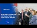 GOVERNADOR DO ROTARY CLUB​ VISITOU EMPRESAS DO ​CONCELHO DE PAREDES