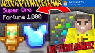 MINECRAFT BUT ORES GIVES OP ITEM😱LIKE @Techno Gamerz | DOWNLOAD THE MOD NOW