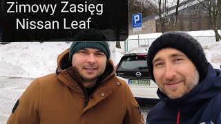 Nissan Leaf 40 kwh Zimowy Zakopane Test - elektromobilność oczami praktyków