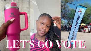 VLOG || Let’s go vote 🗳️ for change || Namibian Youtuber  #namvotes