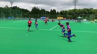 🏑日光市ホッケー大会　今三レインボーＶＳ大室ブルー