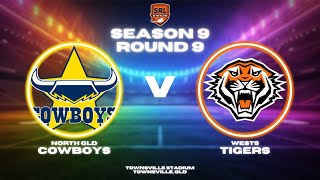 Cowboys vs Tigers | Season 9, Round 9 | SRL